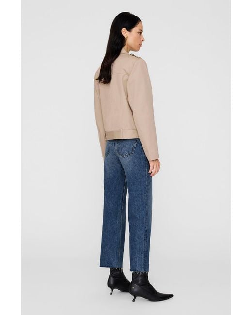 Anine Bing Blue Greer Jacket
