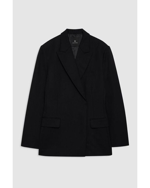Anine Bing Blue Aretha Blazer