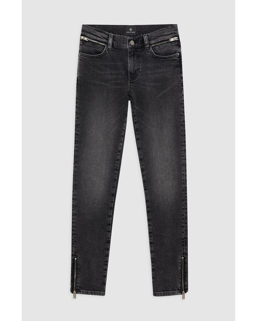 Anine Bing White Jax Jean