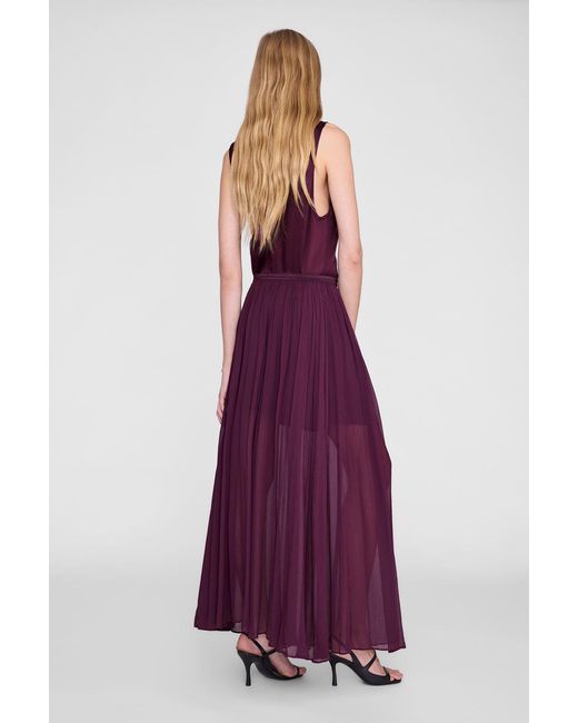 Anine Bing Purple Clementine Skirt