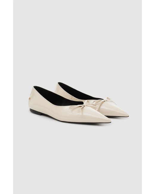 Anine Bing White Hilda Flats