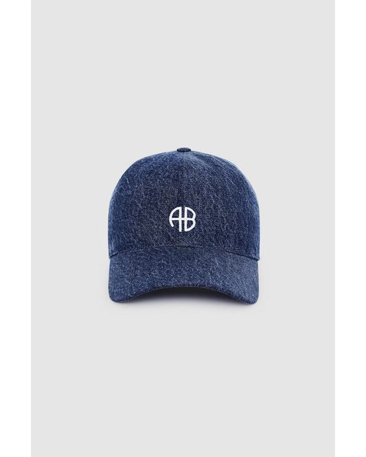 Anine Bing Blue Jeremy Baseball Cap Ab