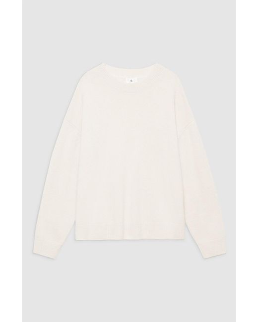 Anine Bing Blue Lee Crew Sweater