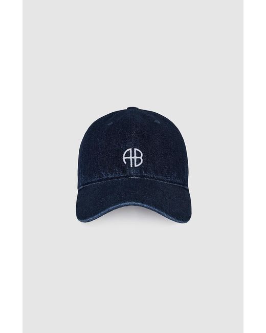 Anine Bing Blue Jeremy Baseball Cap Ab