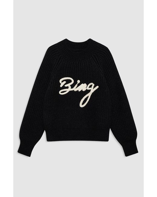 Anine Bing Black Kendrick Sweater