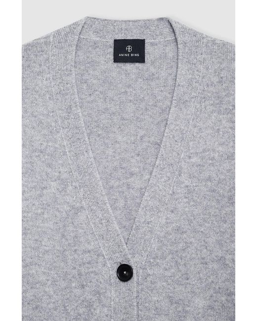 Anine Bing Blue Jackson Cardigan