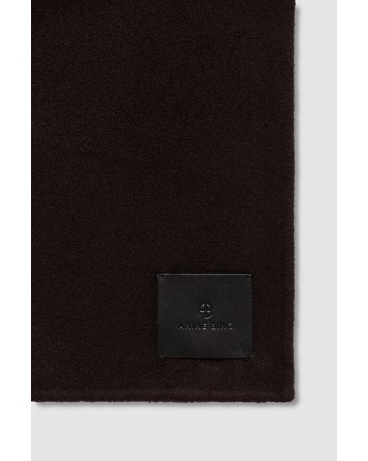 Anine Bing Black Ava Scarf