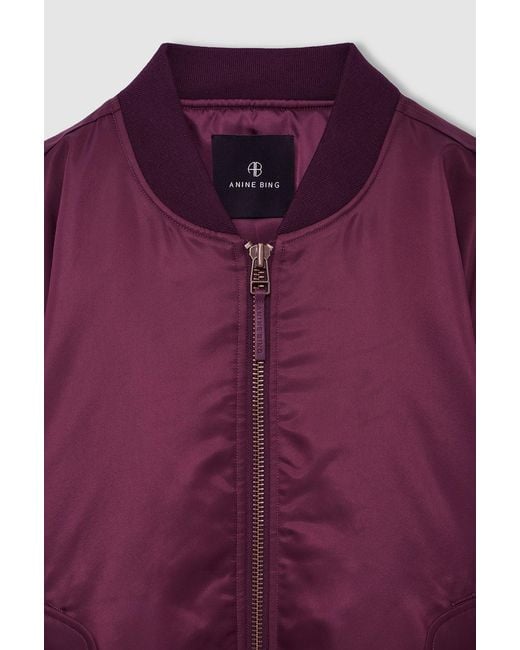 Anine Bing Red Leon Bomber