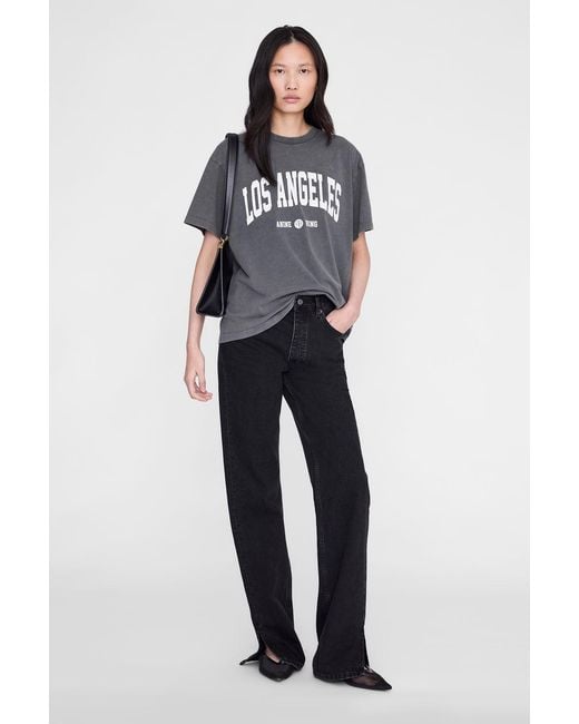 Anine Bing Blue Cade Tee Los Angeles University