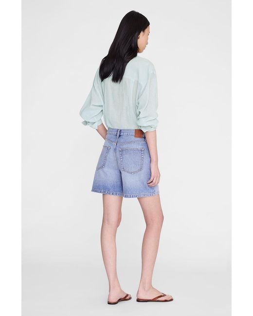 Anine Bing Blue Delaney Short