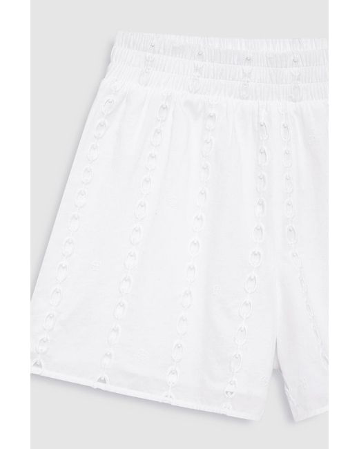 Anine Bing White Kam Short
