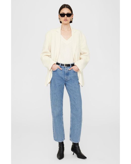 Anine Bing Blue Lee Sweater