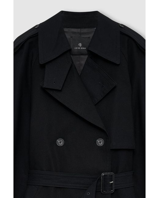 Anine Bing Blue Pascale Maxi Trench