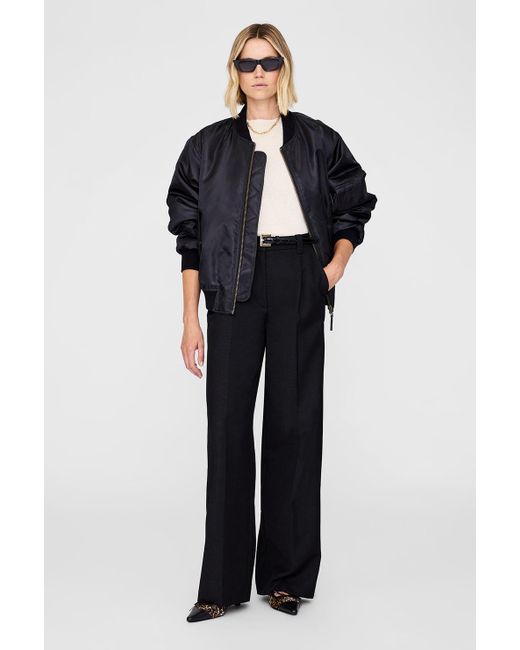 Anine Bing White Trent Trouser