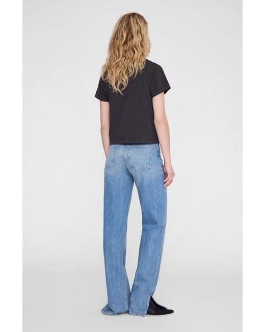 Anine Bing Blue Shelley Tee Studio