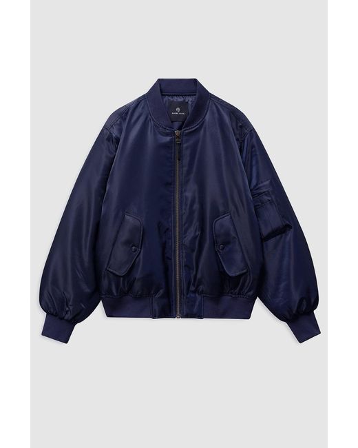 Anine Bing Blue Leon Bomber