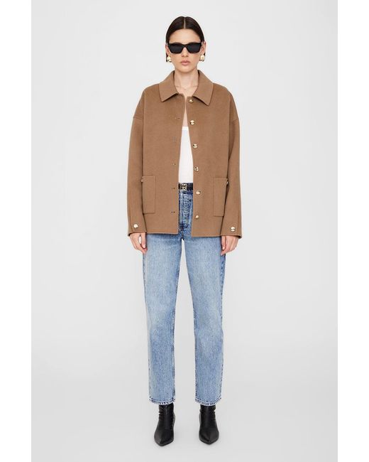 Anine Bing Blue Luca Jacket