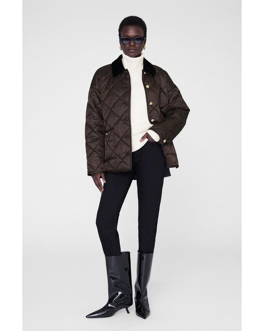 Anine Bing Black Luca Padded Jacket