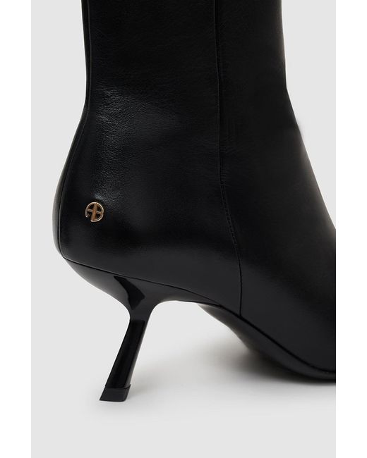 Anine Bing Black Hilda High Heel Boots