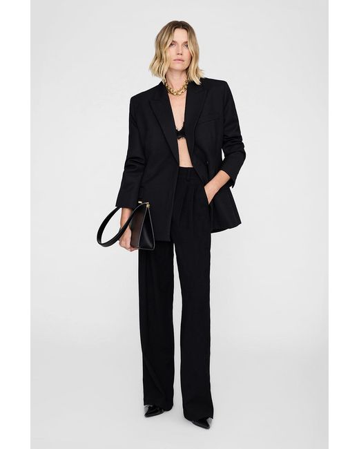 Anine Bing Blue Aretha Blazer