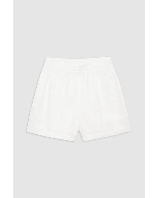 Anine Bing White Kam Short