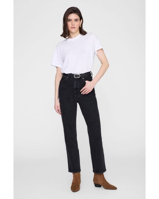 Anine Bing White Jane Jean 28"