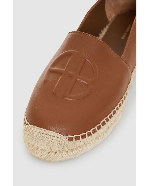 Anine Bing White Paloma Espadrilles