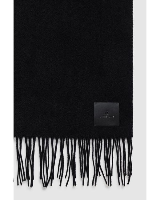 Anine Bing Black Augustina Scarf