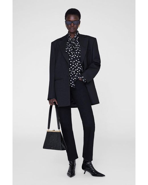 Anine Bing Black Ruby Shirt