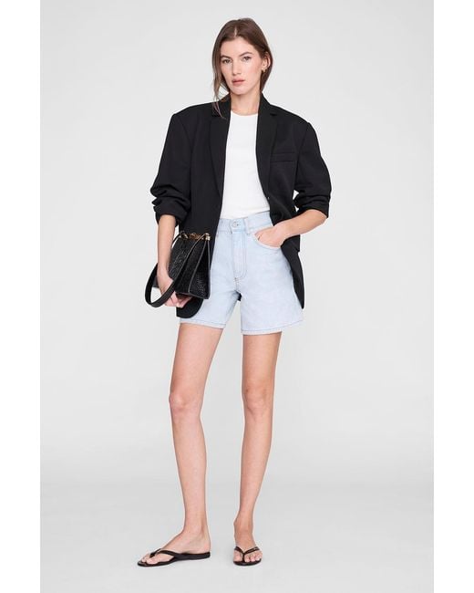 Anine Bing White Delaney Short