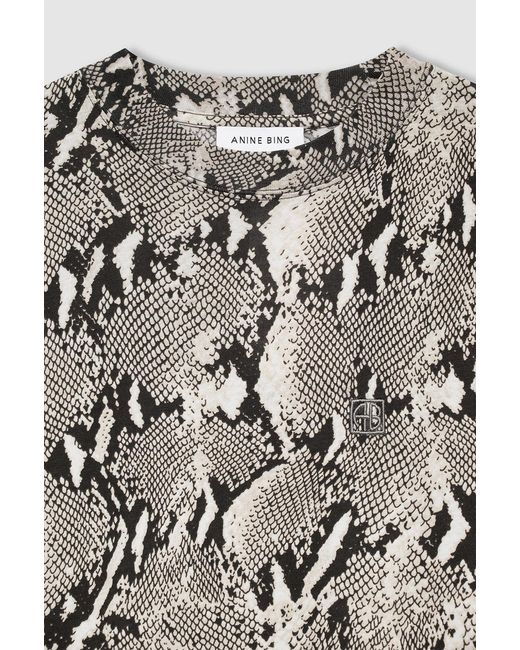 Anine Bing Blue Avi Tee