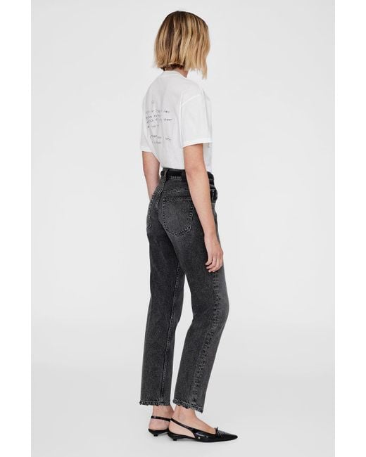 Anine Bing Gray Walker Tee Lyrics