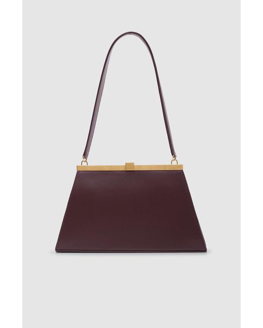 Anine Bing Purple Anine Bag Smooth Leather