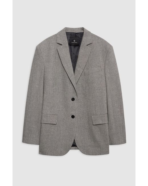 Anine Bing Blue Quinn Blazer