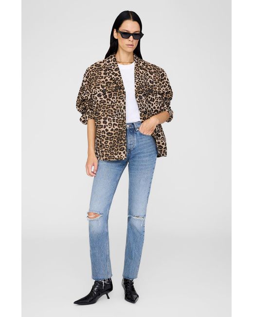 Anine Bing Natural Flynn Jacket