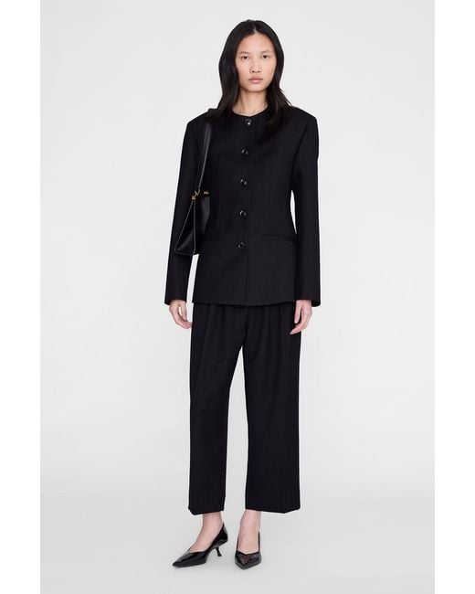 Anine Bing Blue Huda Blazer