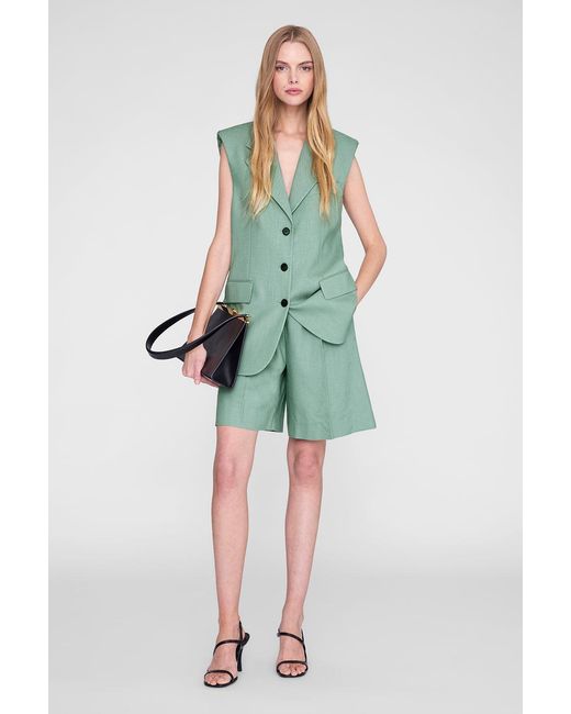 Anine Bing Green Bryson Short
