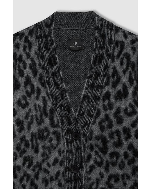 Anine Bing Black Banks Cardigan