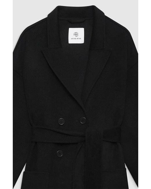 Anine Bing Black Dylan Coat