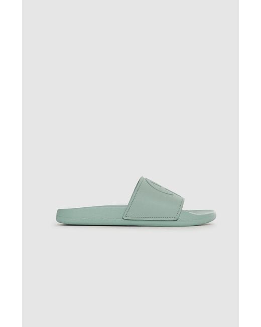 Anine Bing Green Isla Slides