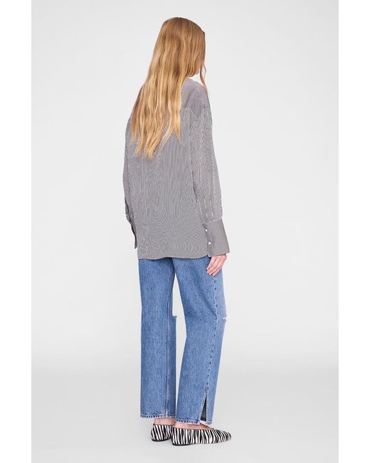 Anine Bing Blue Bridget Shirt