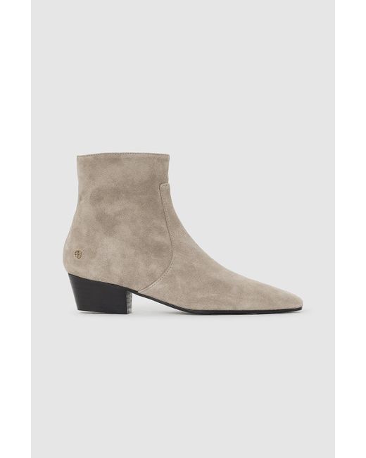 Anine Bing White Freya Flat Boots