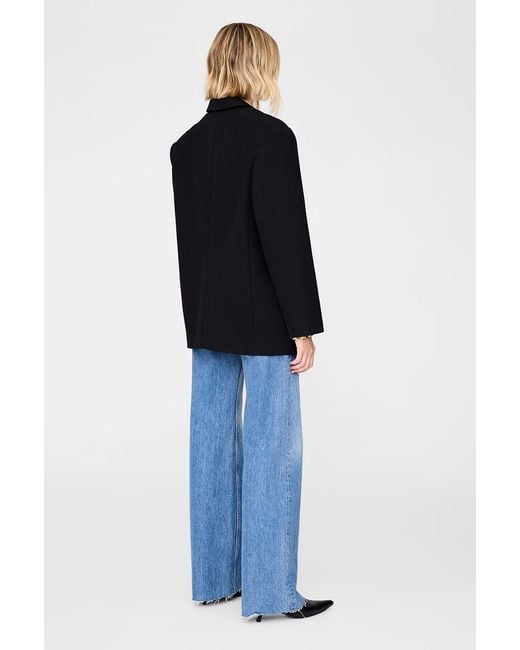 Anine Bing Blue Quinn Blazer