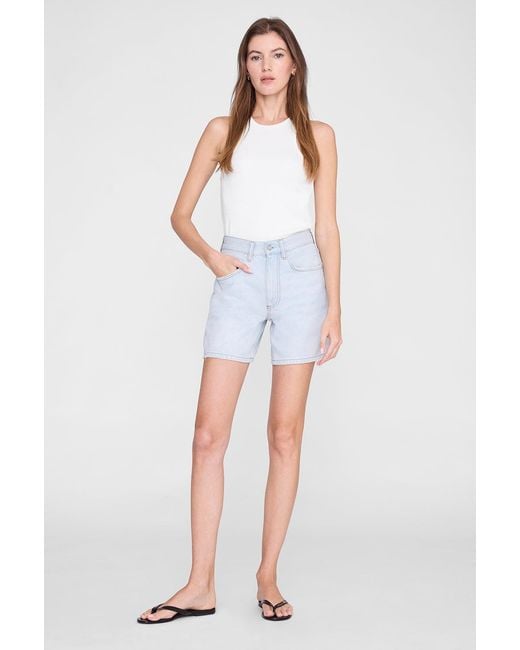 Anine Bing White Delaney Short