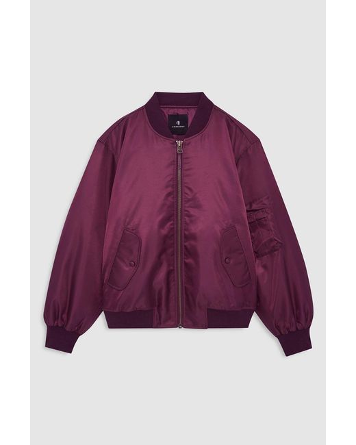Anine Bing Red Leon Bomber