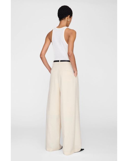 Anine Bing Natural Lou Trouser