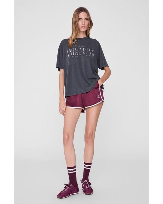 Anine Bing Red Cade Tee Sport Club