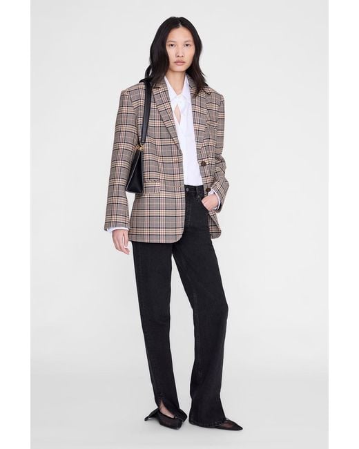 Anine Bing Blue Quinn Blazer