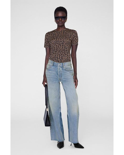 Anine Bing Blue Sylvie Tee