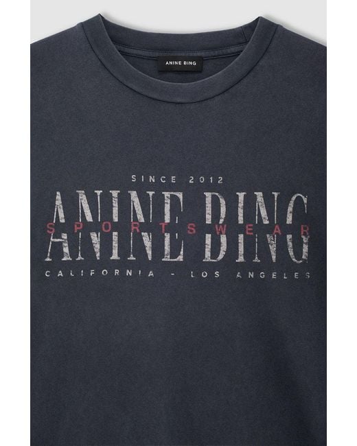 Anine Bing Red Cade Tee Sport Club